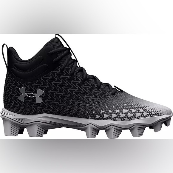 under armour football cleats size5.5 black and white - Picture 6 of 6